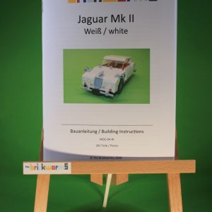 Bauanleitung für: Jaguar Mk II (Weiß) aus LEGO®-Steinen