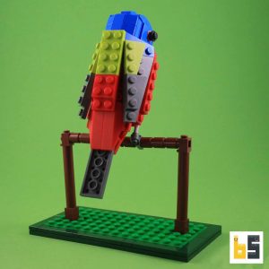 Painted bunting – kit from LEGO® bricks