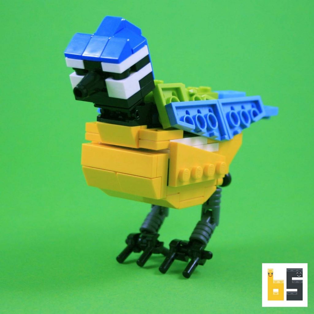 Eurasian blue tit – kit from LEGO® bricks – The Brickworms