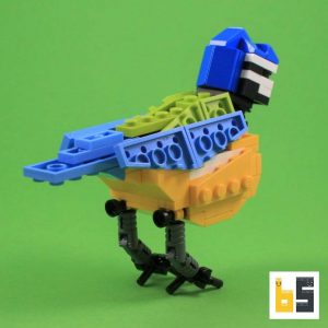 Blaumeise – Bausatz aus LEGO®-Steinen