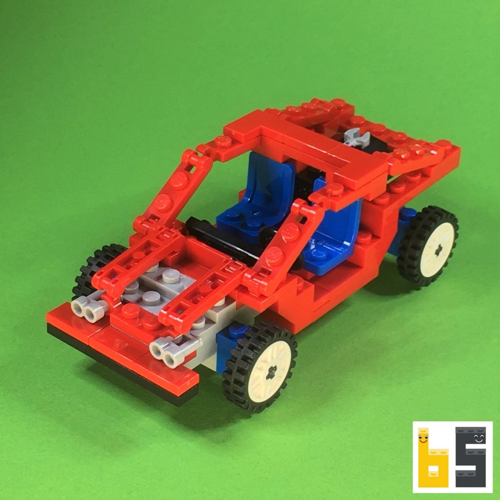 Mini test car 1988 – kit from LEGO® bricks – The Brickworms