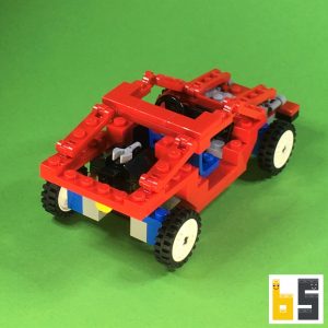 Mini Test Car 1988 – Bausatz aus LEGO®-Steinen