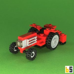 Mini tractor 1977 – kit from LEGO® bricks