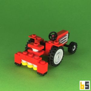 Mini tractor 1977 – kit from LEGO® bricks