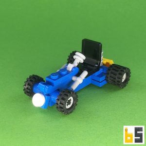 Mini go-kart 1978 – kit from LEGO® bricks