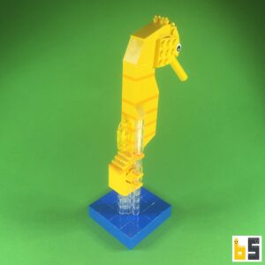 Pazifisches Seepferdchen – Bausatz aus LEGO®-Steinen