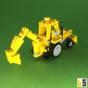 Mini backhoe – kit from LEGO® bricks