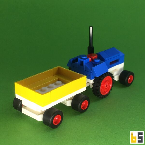 Micro Traktor mit Anhänger