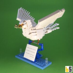 Dove of peace – kit from LEGO® bricks
